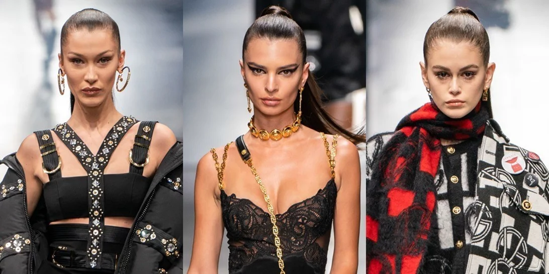 Τα πιο διάσημα μοντέλα του πλανήτη έκαναν μία εμφάνιση έκπληξη στο show του Versace