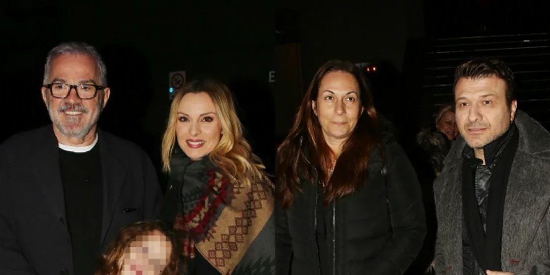 Πέγκυ Ζήνα - Γιάννης Πλούταρχος | Με τις οικογένειές τους στην τελευταία παράσταση "Μαριχουάνα Stop"