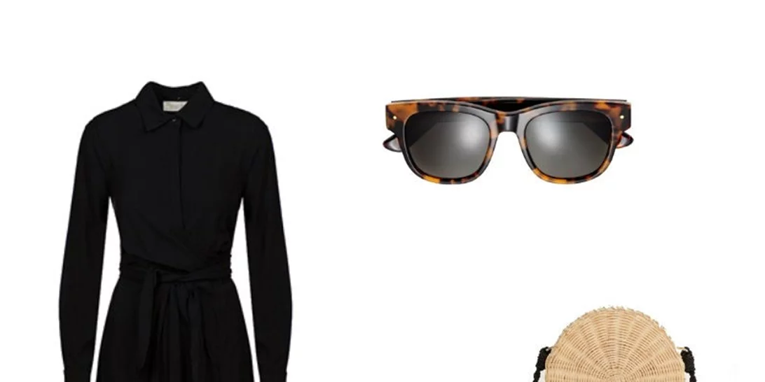 Πώς να φορέσω το μαύρο shirt dress;