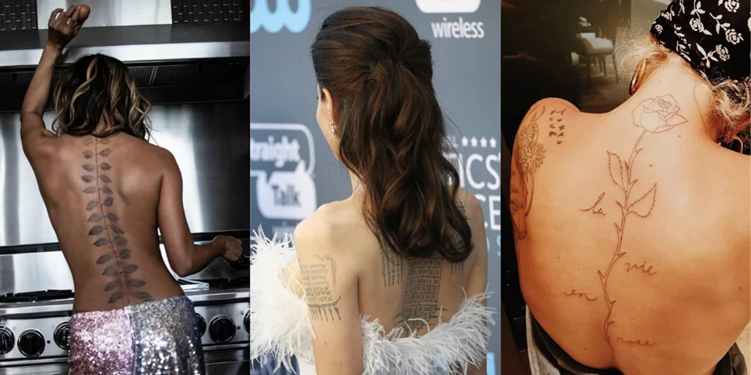 Τατουάζ στην πλάτη για γυναίκες; Βρήκαμε 7 τατουάζ που έκαναν celebrities και μας άρεσαν πολύ