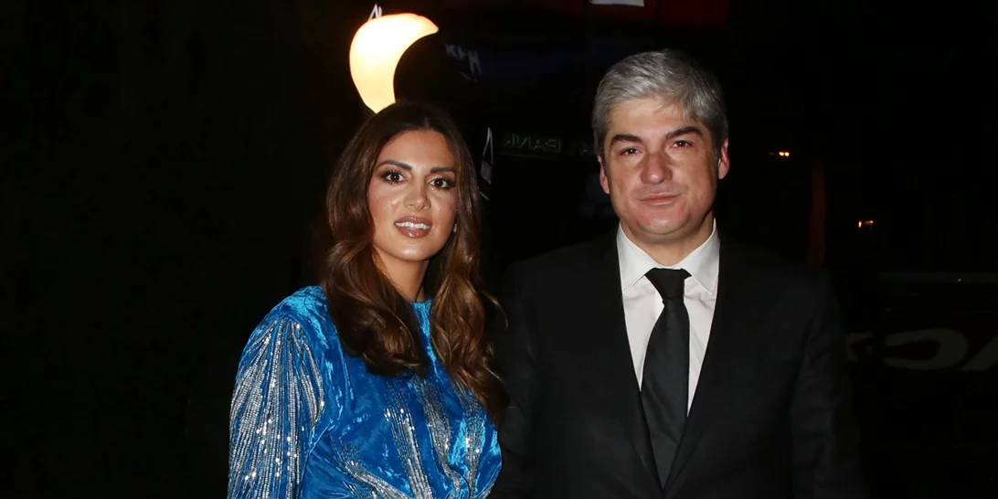 Σταματίνα Τσιμτσιλή | Δες τι φόρεσε για να πάει στην κοπή πίτας του Alpha με τον σύζυγό της, Θέμη Σοφό