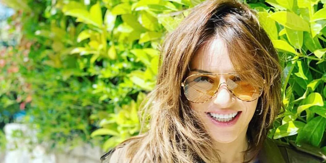 H Ελένη Τσολάκη και το denim στα καλύτερά του