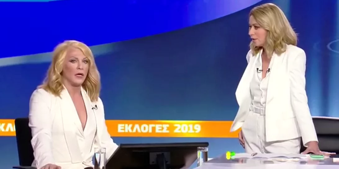 Έλλη Στάη | Η επική εμφάνιση του Τάκη Ζαχαράτου ως Έλλη Στάη στο εκλογικό πάνελ του OPEN