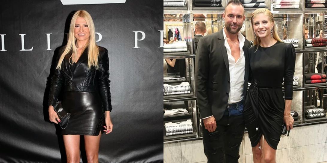 Εγκαίνια "Boutique Philipp Plein" | Φαίη Σκορδά και Ευαγγελία Αραβανή μαγνήτισαν τα βλέμματα με τις mini δημιουργίες που επέλεξαν