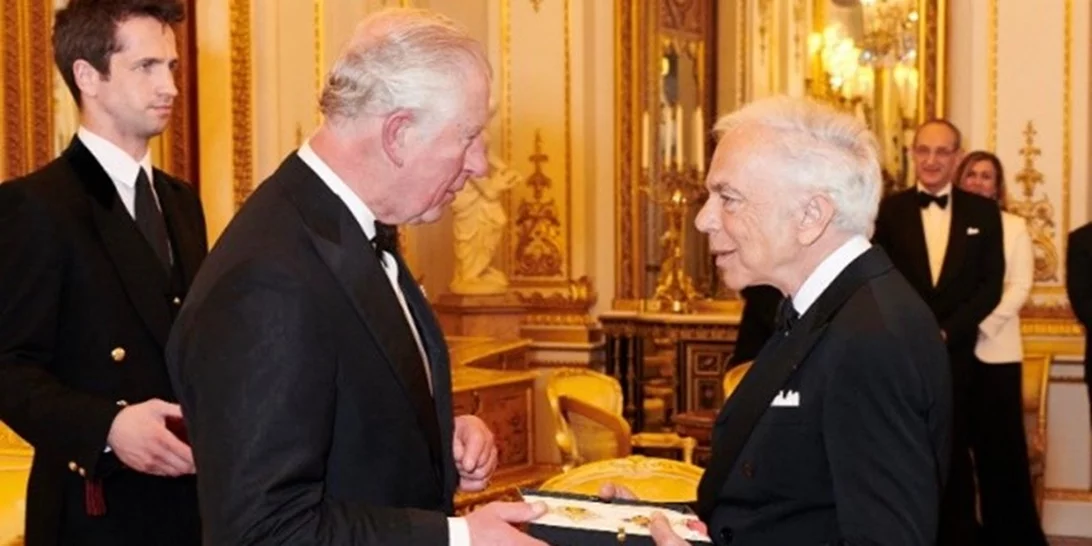 Ralph Lauren | Χρίστηκε Ιππότης από τον πρίγκιπα Κάρολο