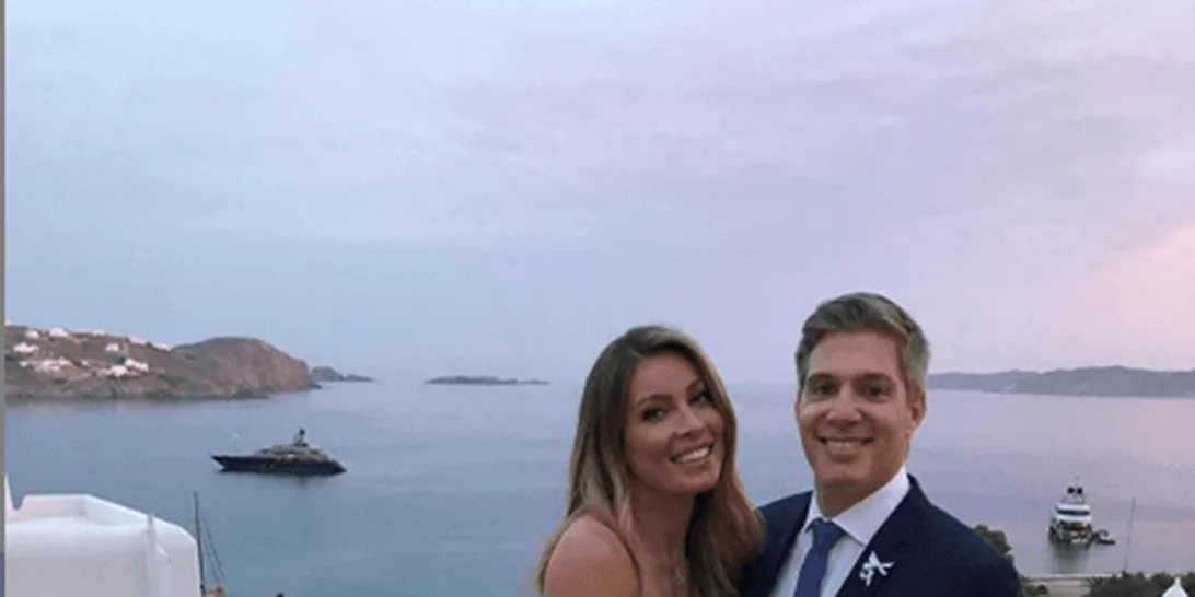 Μαριέττα Χρουσαλά – Λέων Πατίτσας | Βάφτισαν το γιο τους στη Μύκονο