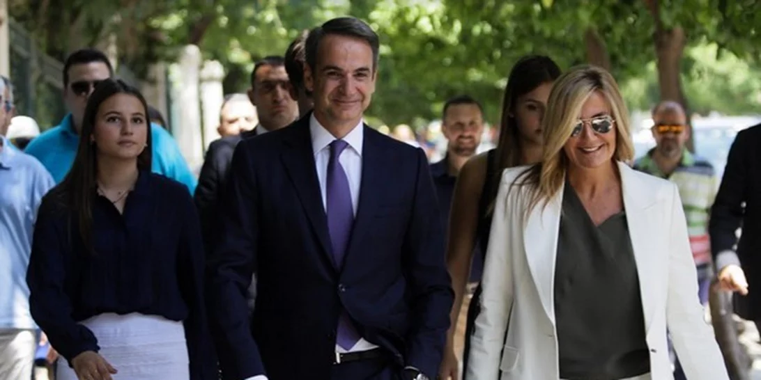 Μαρέβα Μητσοτάκη | Δες την εμφάνισή της στην ορκωμοσία του Κυριάκου Μητσοτάκη