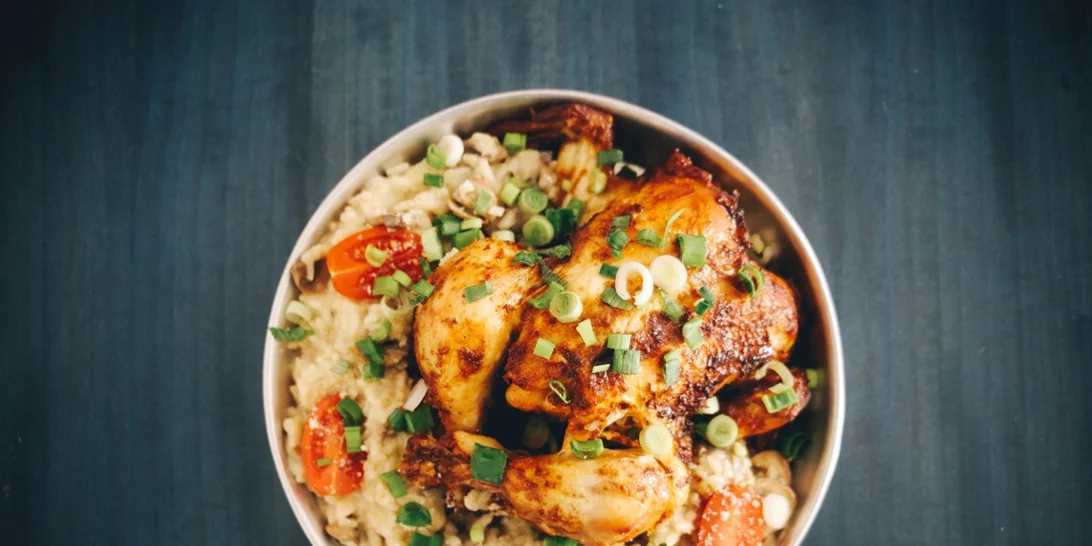 Συνταγή για κοτόπουλο με ρύζι και φέτα