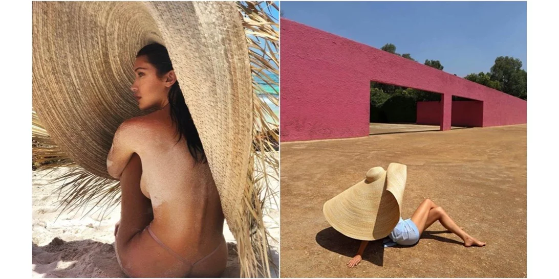 10 celebrities και Influencers που πόζαραν φορώντας μόνο το iconic ψάθινο καπέλο