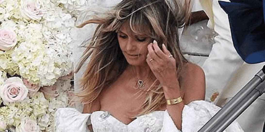 H Heidi Klum φόρεσε το πιο ονειρεμένο νυφικό στο γάμο της στο Capri