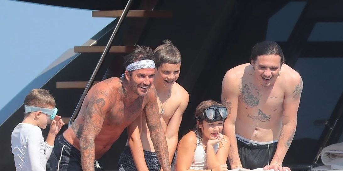 To φωτογραφικό άλμπουμ από τις διακοπές των Beckhams στη Γαλλία