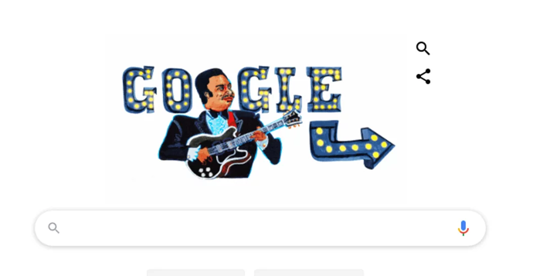Το doodle της Google τιμά τον θρύλο του μπλουζ B.B King