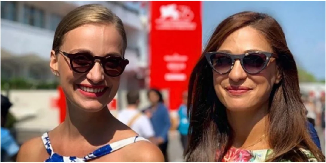 Έμιλυ Κολιανδρή - Λένα Δροσάκη | Στο Φεστιβάλ Βενετίας με Mi-Ro δημιουργίες