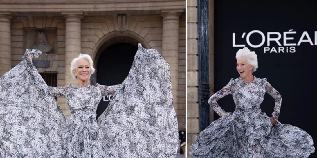 Η Helen Mirren περπάτησε ξυπόλητη στην πασαρέλα και έκλεψε τις εντυπώσεις