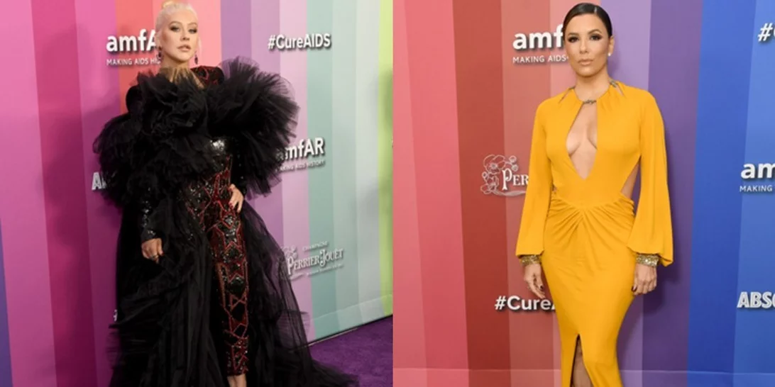 Οι celebrities που βρέθηκαν στο μοβ χαλί του amfAR στο Λος Άντζελες