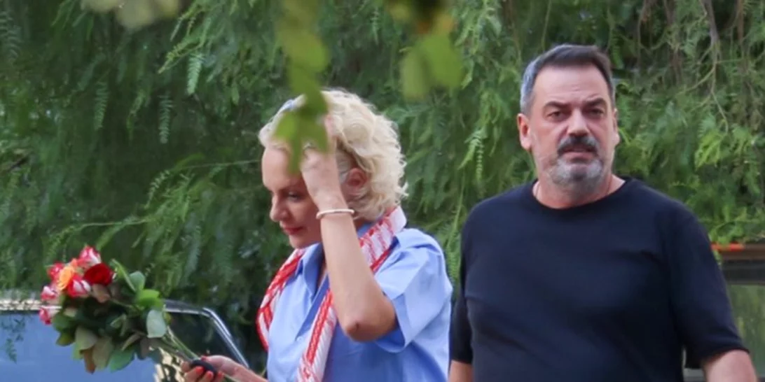 Έλενα Χριστοπούλου | Χαλαρή βόλτα με τον αγαπημένο της, Αποστόλη Κώτση