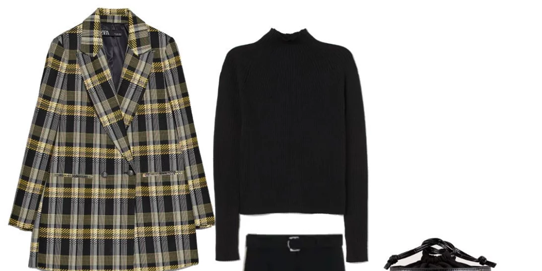 Πώς να φορέσω το καρό blazer στο γραφείο;