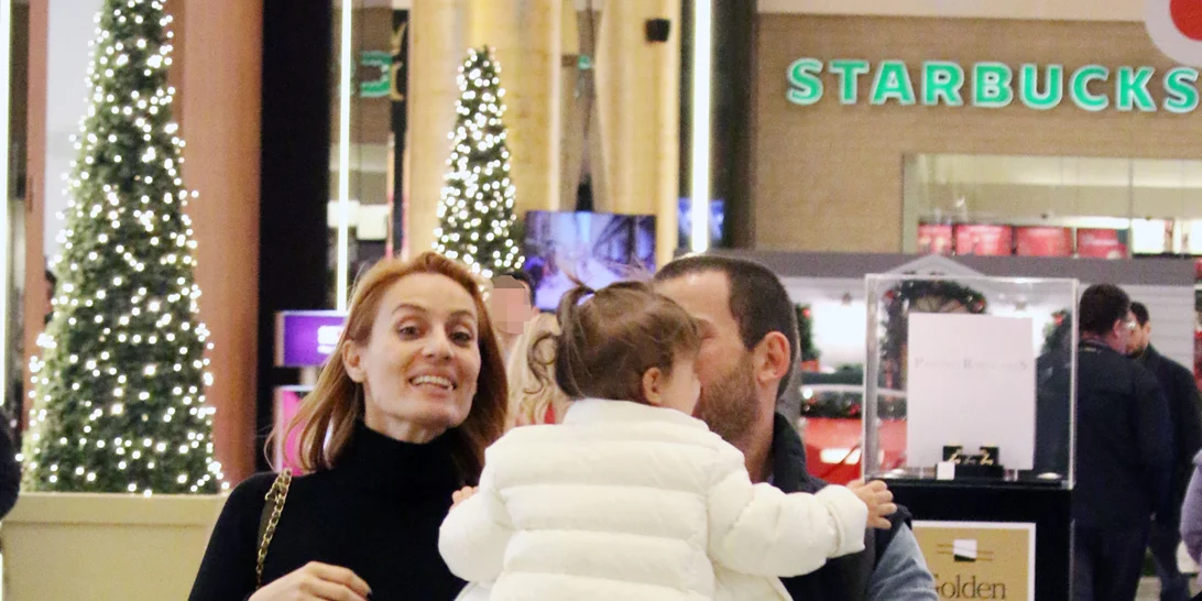 Ελεονώρα Μελέτη-Θοδωρής Μαροσούλης | Για ψώνια με την κόρη τους Αλεξάνδρα