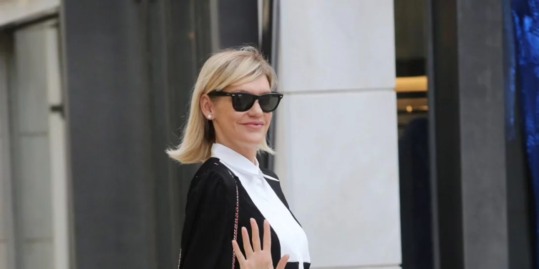 Σάσα Σταμάτη | Πιο chic από ποτέ για βόλτα στη  Γλυφάδα