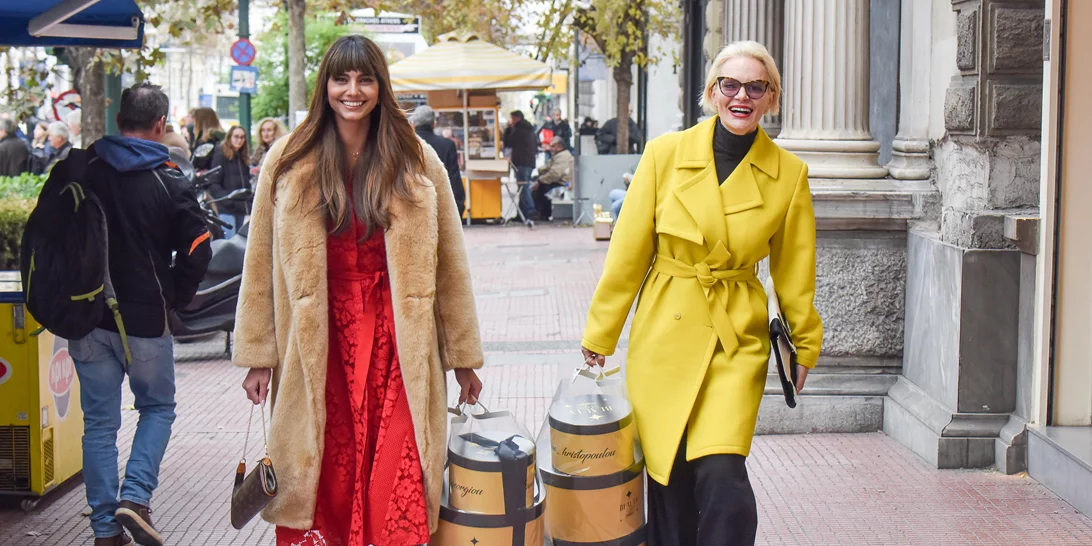 Ηλιάνα Παπαγεωργίου - Έλενα Χριστοπούλου | Τα looks τους σε πρόσφατο event ήταν η αποθέωση των χρωμάτων