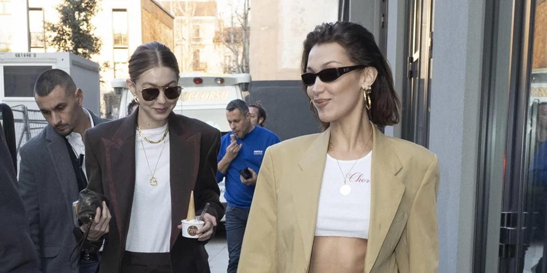 #Streetstyle trend | Οι αδελφές Hadid κατάφεραν να μετατρέψουν το tailoring σε signature look τους