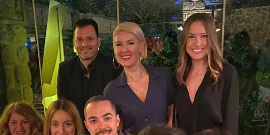 Κοπή πίτας Alpha | Έλαμψε δια της απουσίας της η Ελένη Μενεγάκη (pics)