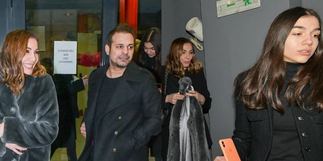 Δέσποινα Βανδή - Μελίνα και Ντέμης Νικολαΐδης | Οικογενειακή έξοδος με matchy-matchy ντυσίματα