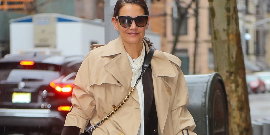 Η Katie Holmes φόρεσε στο front row το ιδανικό look για όλες τις ώρες