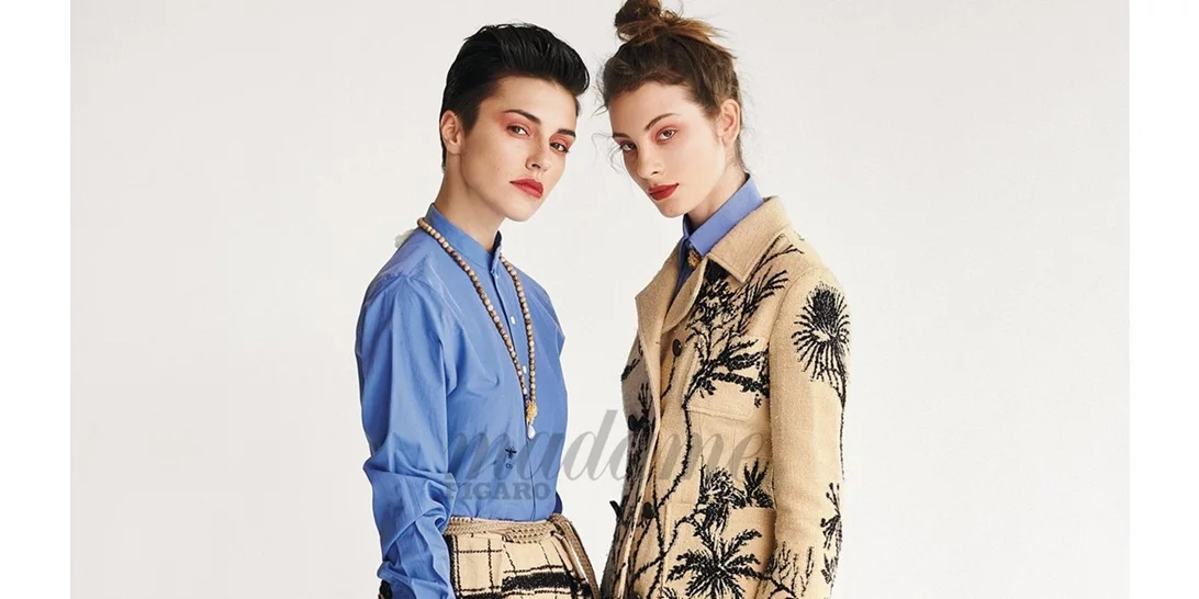 Άννα-Μαρία Ηλιάδου & Κάτια Ταραμπάνκο στη Madame Figaro Απριλίου