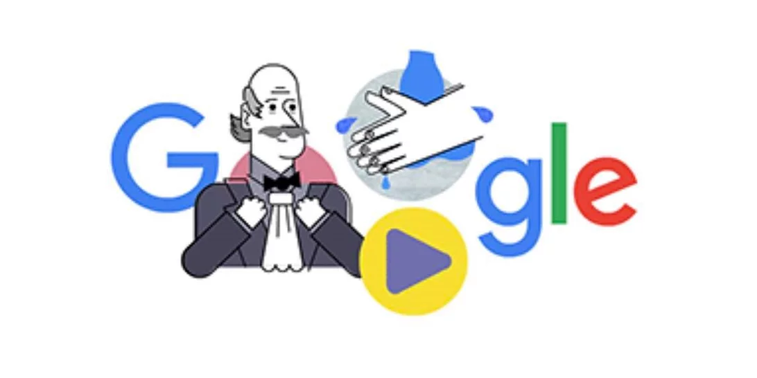 Google Doodle | Τιμά τον Ignaz Semmelweis για την ανακάλυψη της σημασίας του πλυσίματος των χεριών