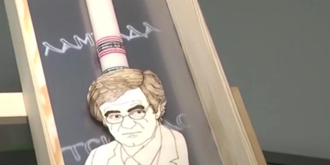 Σωτήρης Τσιόδρας | Το πρόσωπο των ημερών «έγινε» λαμπάδα