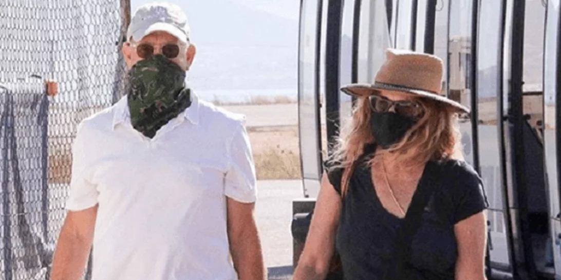 Έφτασαν στην Πάρο Tom Hanks και Rita Wilson