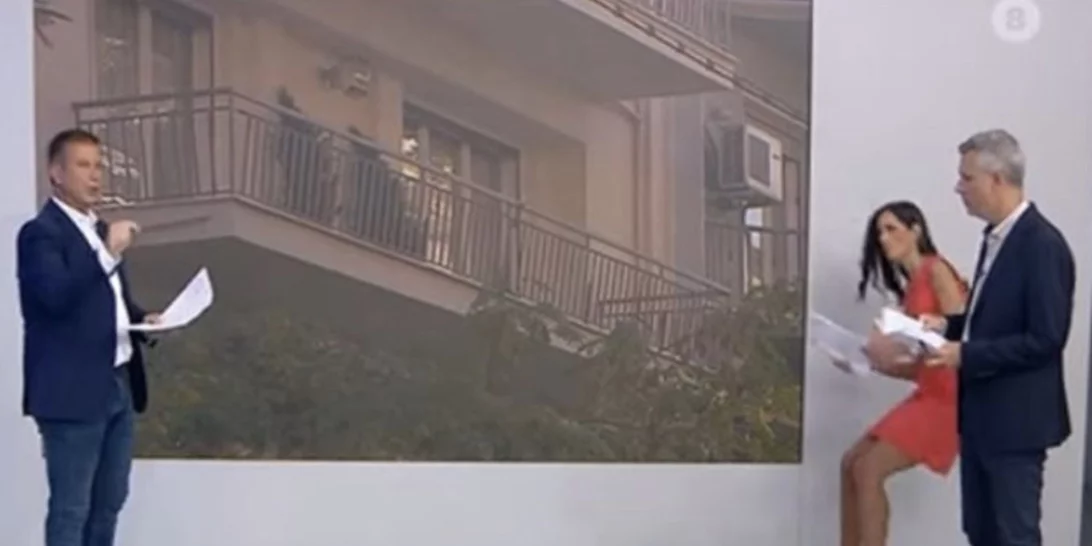 Η σοκαριστική στιγμή που η δημοσιογράφος του ΑΝΤ1 λιποθυμά μπροστά στην κάμερα (vid)