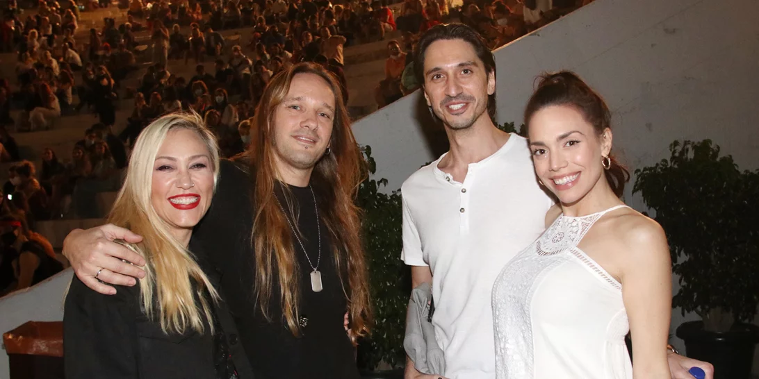 Κρυσταλλία Ρήγα | Το λευκό maxi φόρεμα της εγκυμονούσας σε έξοδο με την Πηνελόπη Αναστασοπούλου και τους συζύγους τους