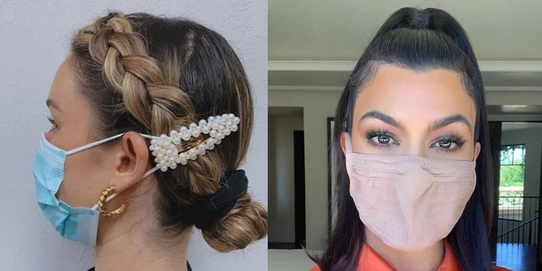 Κομψή με μάσκα | 5 χτενίσματα για να μην πονάνε τα αφτιά σου