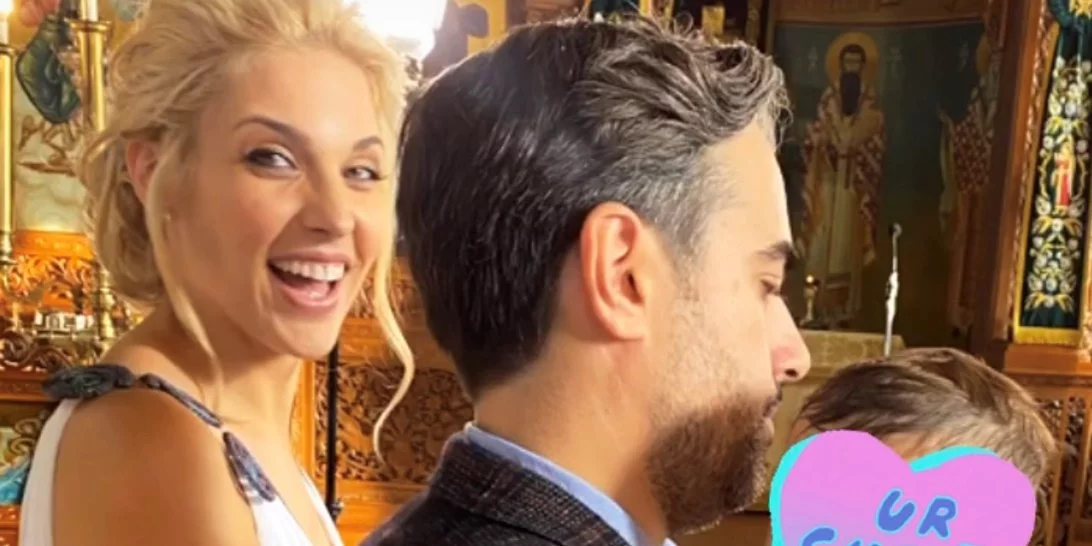 «Αυτοί οι δύο είναι η ευτυχία μου» | Η Μαντώ Γαστεράτου φωτογραφίζει τον σύζυγο και τον γιο της