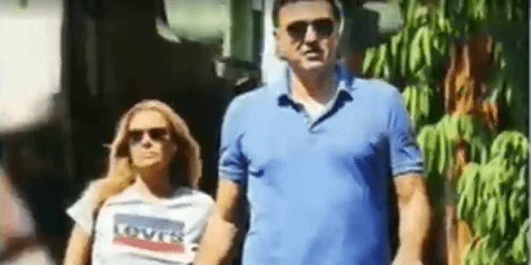 Τζένη Μπαλατσινού | Τα πρώτα πλάνα με (πολύ) φουσκωμένη κοιλίτσα και η βόλτα με τον Βασίλη Κικίλια στον έκτο μήνα της εγκυμοσύνης της