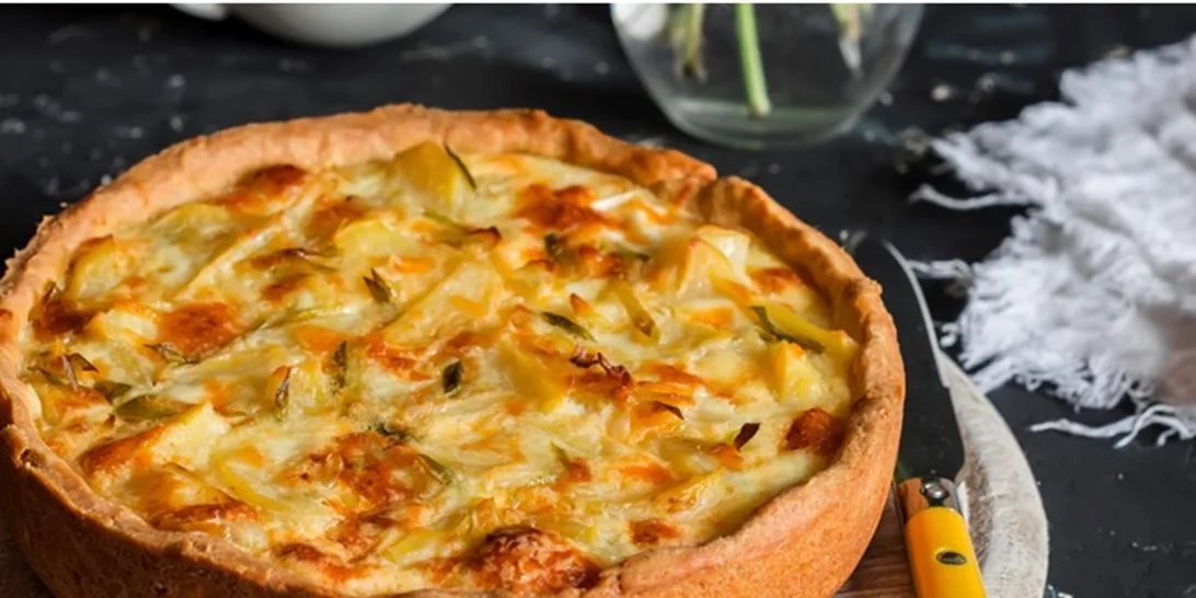 Τάρτα με ελαιόλαδο και τυρί