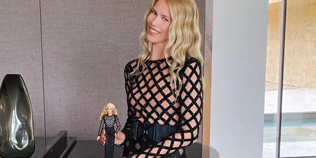 Η Claudia Schiffer έγινε κούκλα Barbie