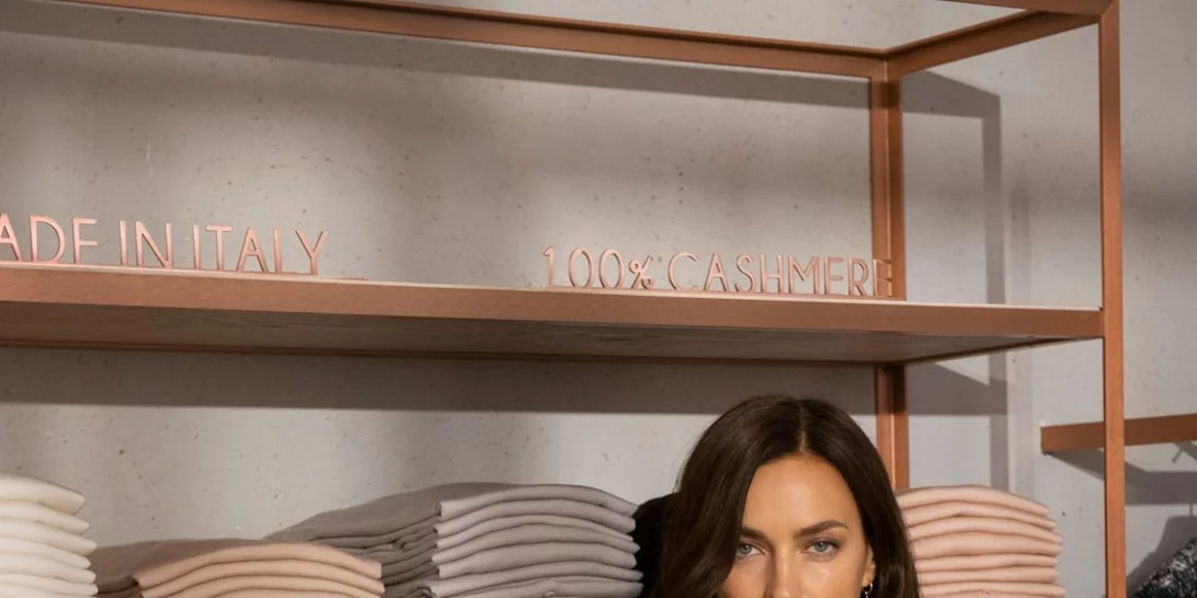 Η Irina Shayk με Falconeri πουλόβερ