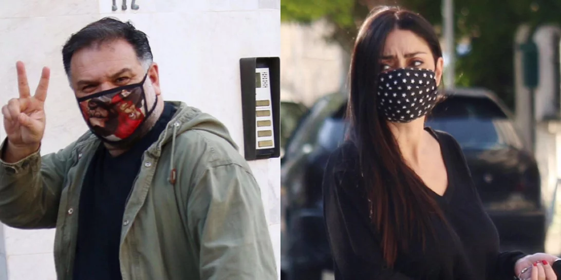 Νάνσυ Αντωνίου | Με total black look στο πλευρό του Γρηγόρη Αρναούτογλου