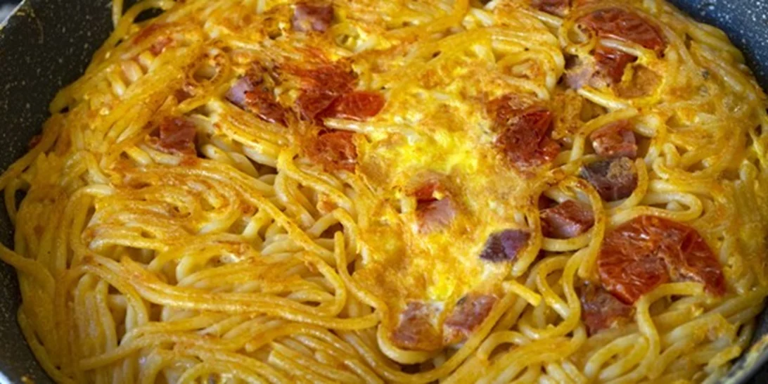 Μακαρόνια ομελέτα