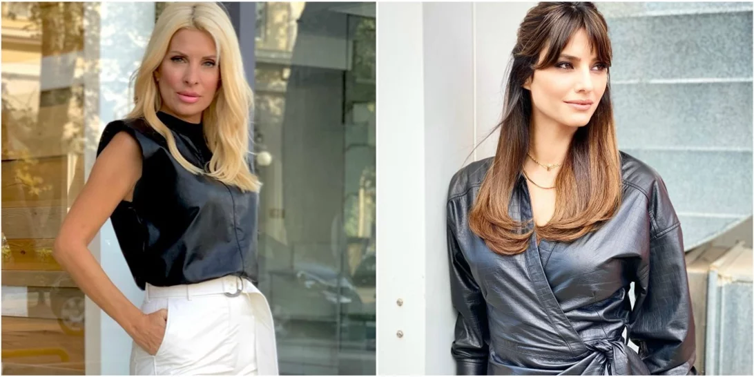 Μια αναδρομή σε όλα τα δερμάτινα κομμάτια που φόρεσαν οι Ελληνίδες celebrities μέχρι τώρα