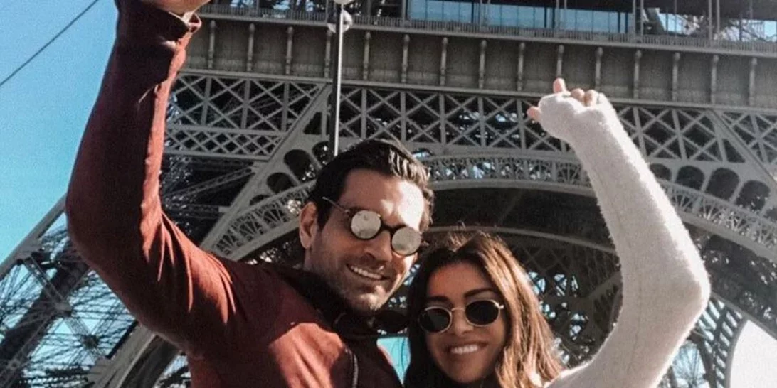 Όλγα Φαρμάκη | Η φωτογραφία που ανέβασε η εγκυμονούσα με τον Σταύρο Μαντόπουλο από το Παρίσι