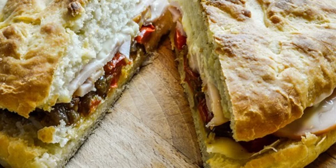 Φοκάτσια σάντουιτς με γαλοπούλα