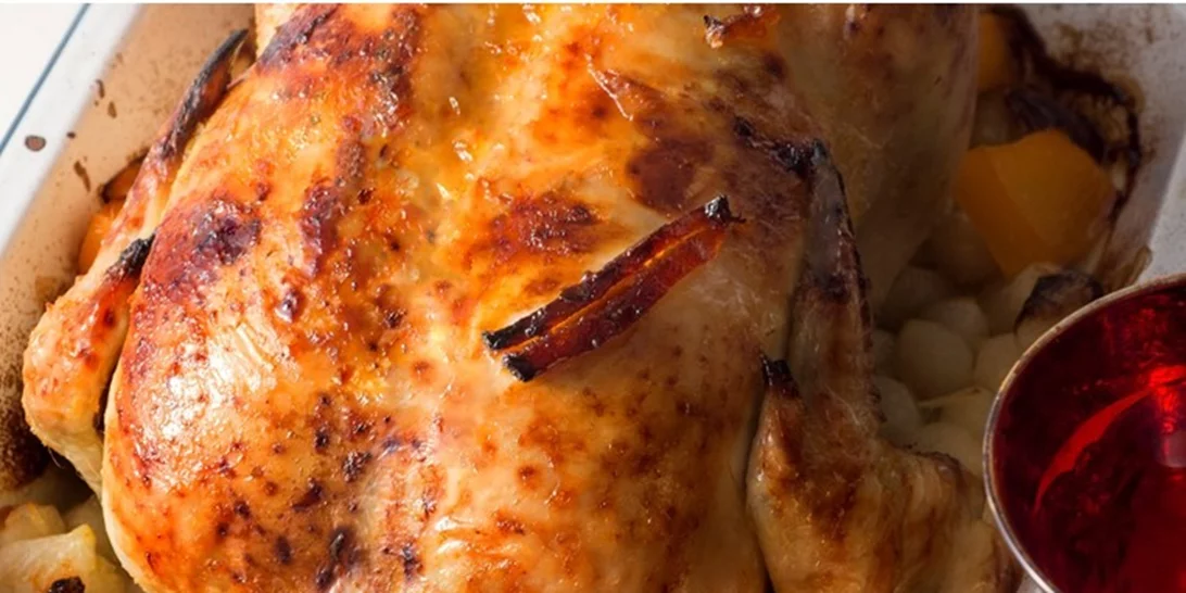 Κοτόπουλο στο φούρνο με γλάσο μουστάρδας