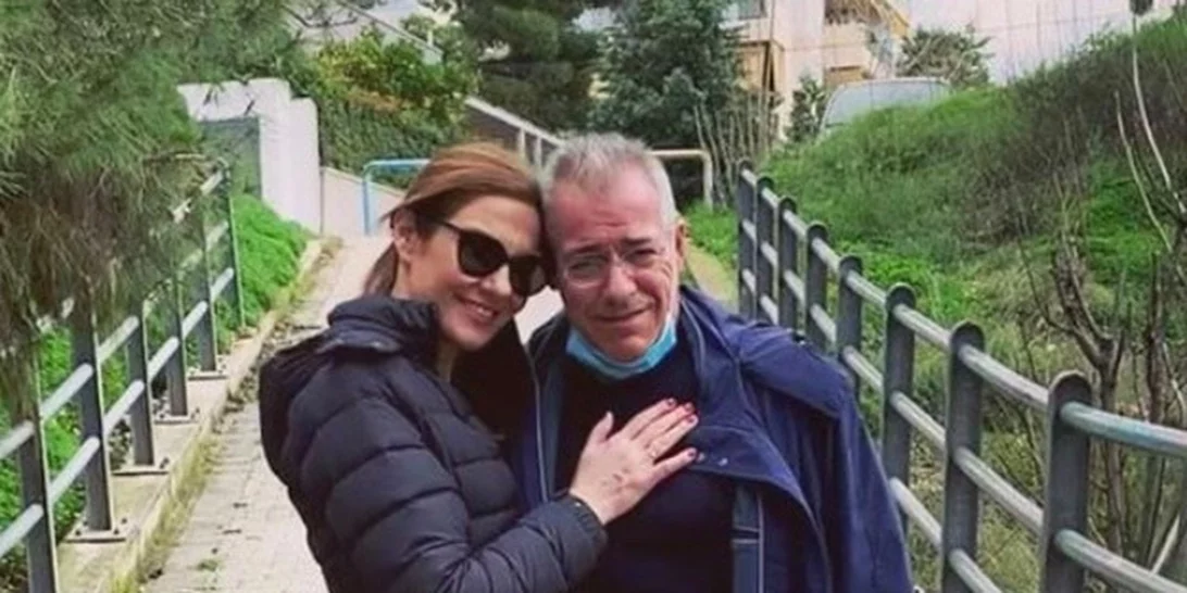 Φαίη Μαυραγάνη | Η σπάνια φωτογραφία με τον Νίκο Μάνεση με atheisure outfit