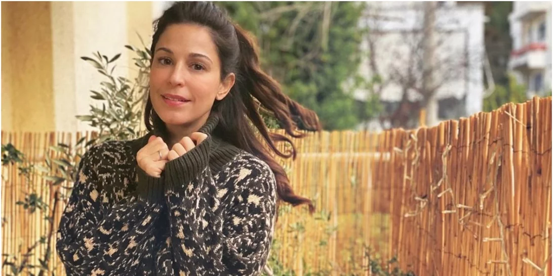 Κατερίνα Παπουτσάκη | Aπογείωσε το λεοπάρ μοτίβο με φόρεμα από τα H&M