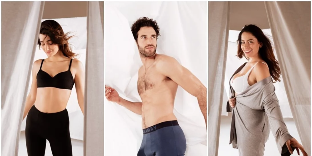 Yamamay | H Pure Basic συλλογή ανανεώνεται με κεντρικό πρόσωπο τη Σοφία Χαρμαντά