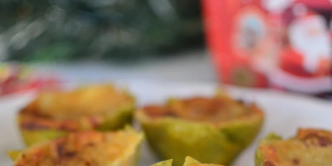 Συνταγή για cupcakes αλμυρά με λαζάνια και διάφορα τυριά